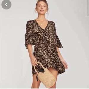 Faithfull The Brand Fresa dress in Leopard print